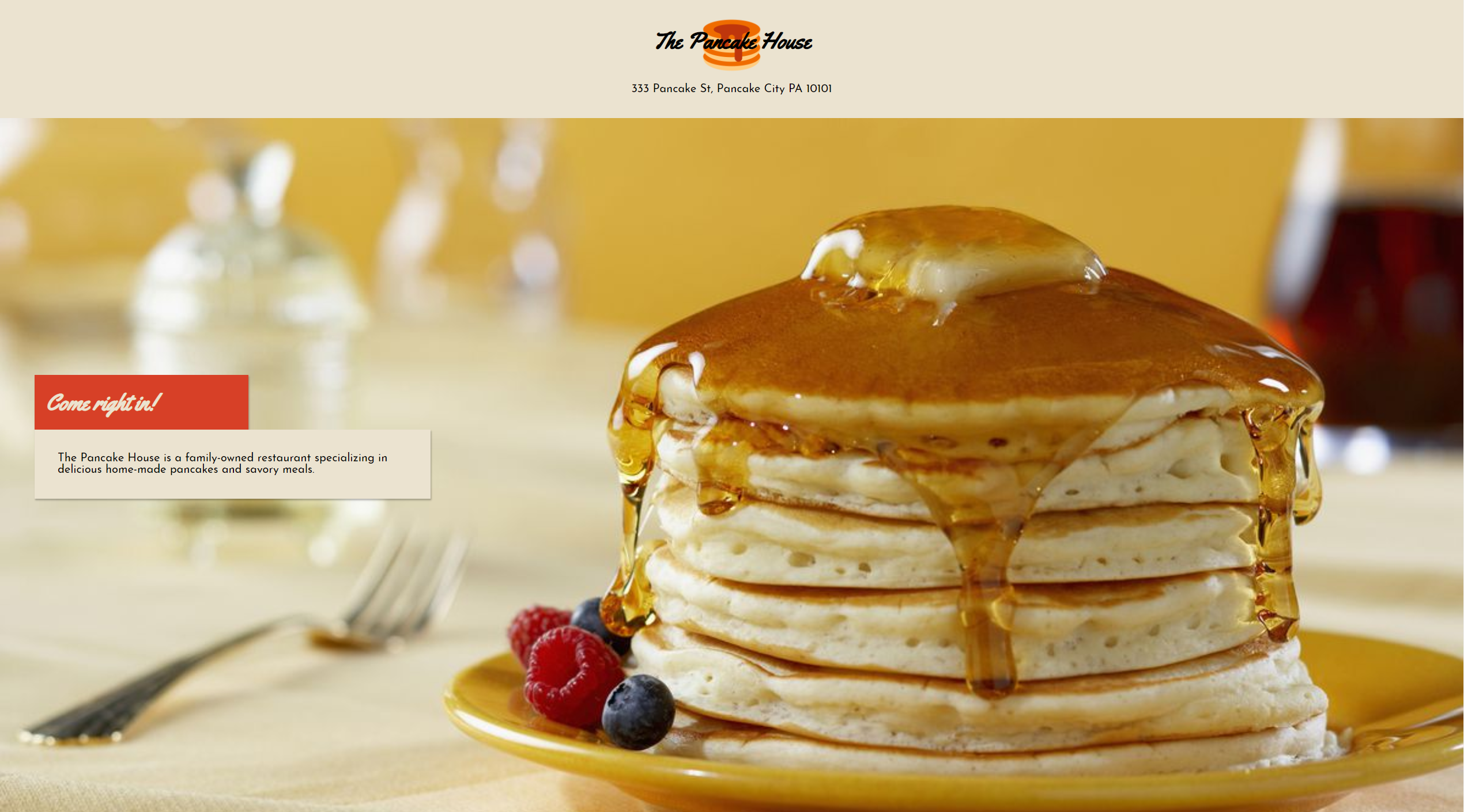 image of Restaurant Website