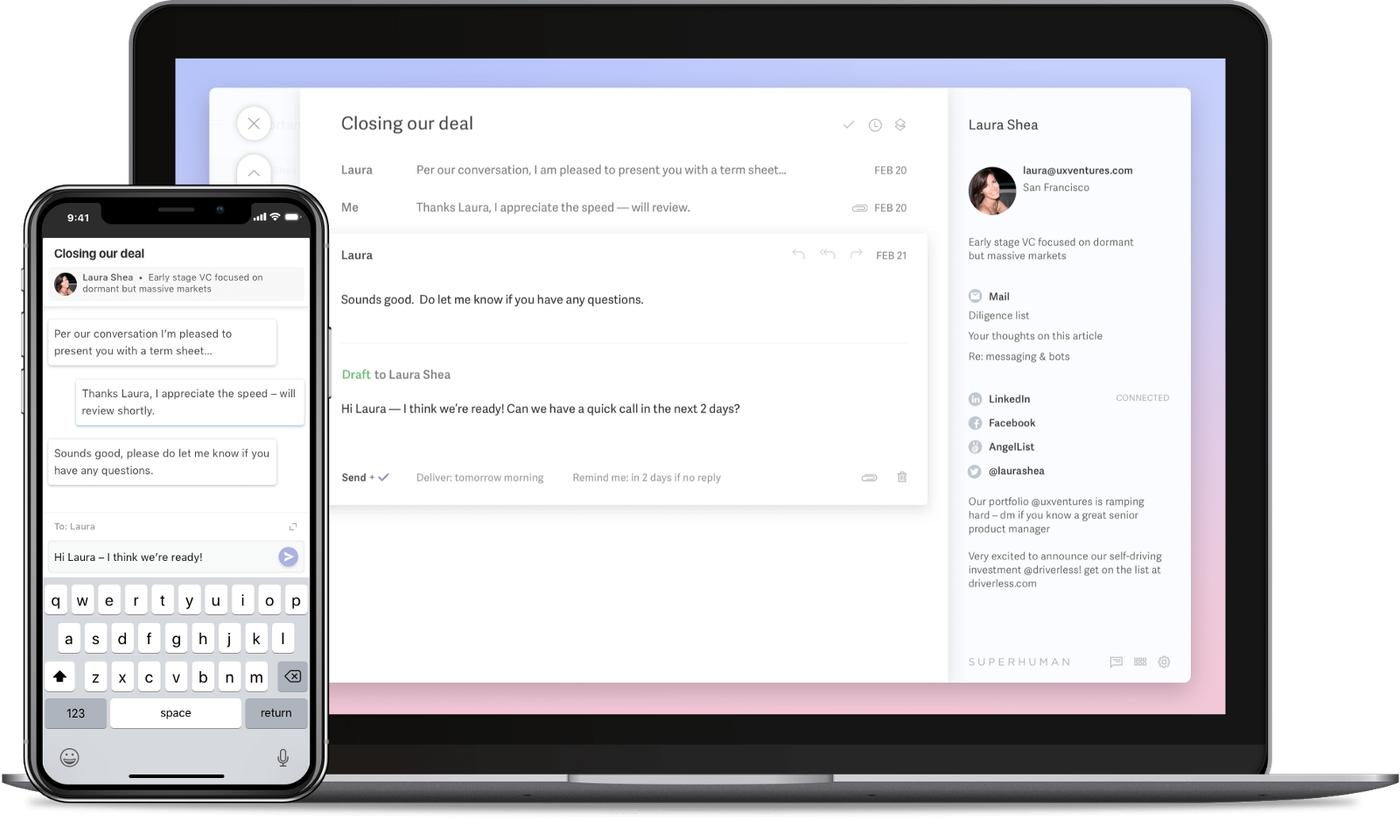 Superhuman client app