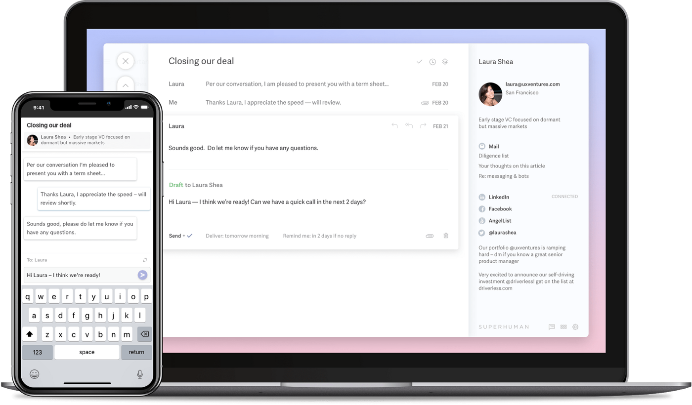 Superhuman client app