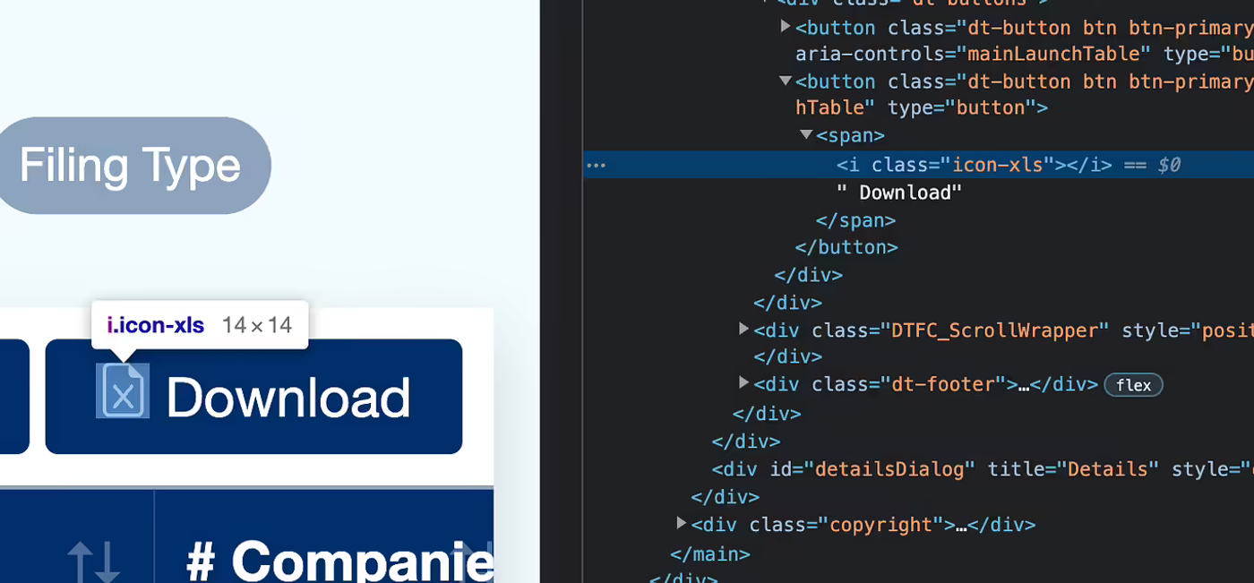 HTML code