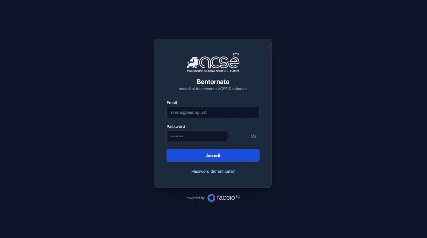 Gestionale Associazioni e Tesseramento