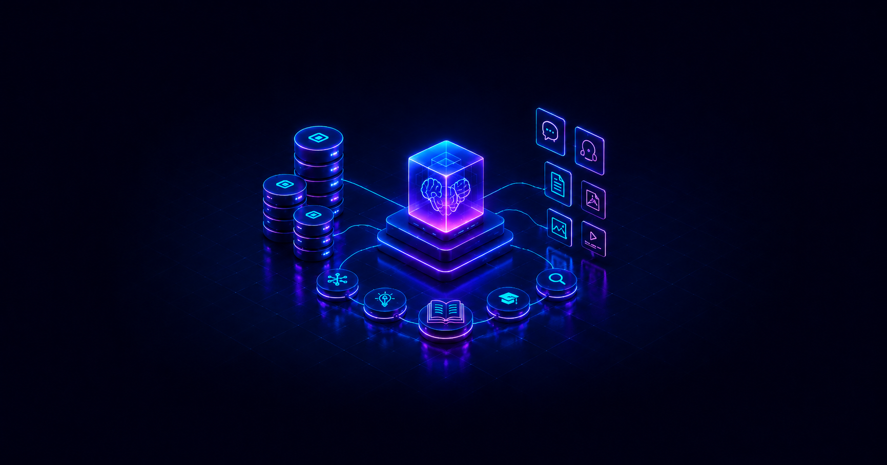 Knowledge agent AI che interroga in real-time più database aziendali.