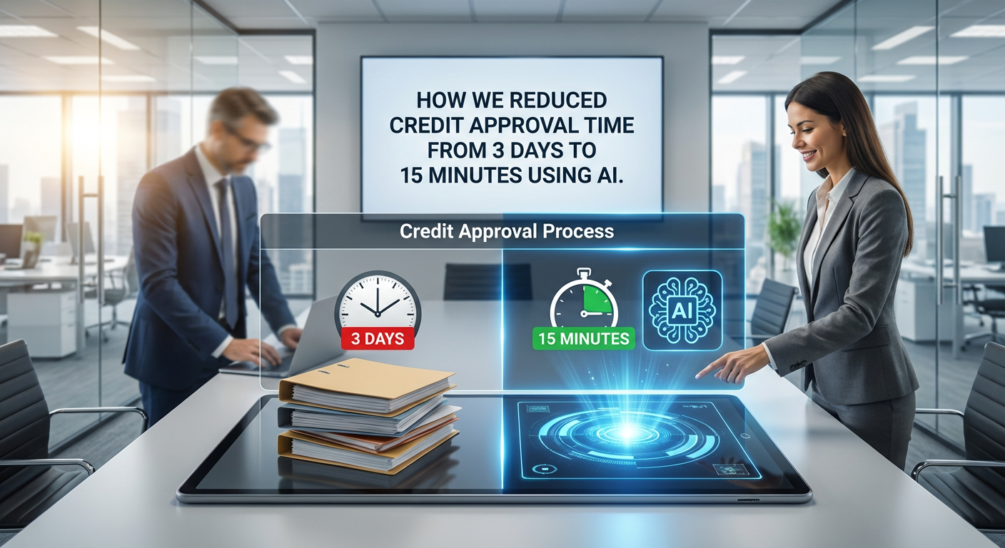 How We Reduced Credit Approval Time from 3 Days to 15 Minutes Using AI
