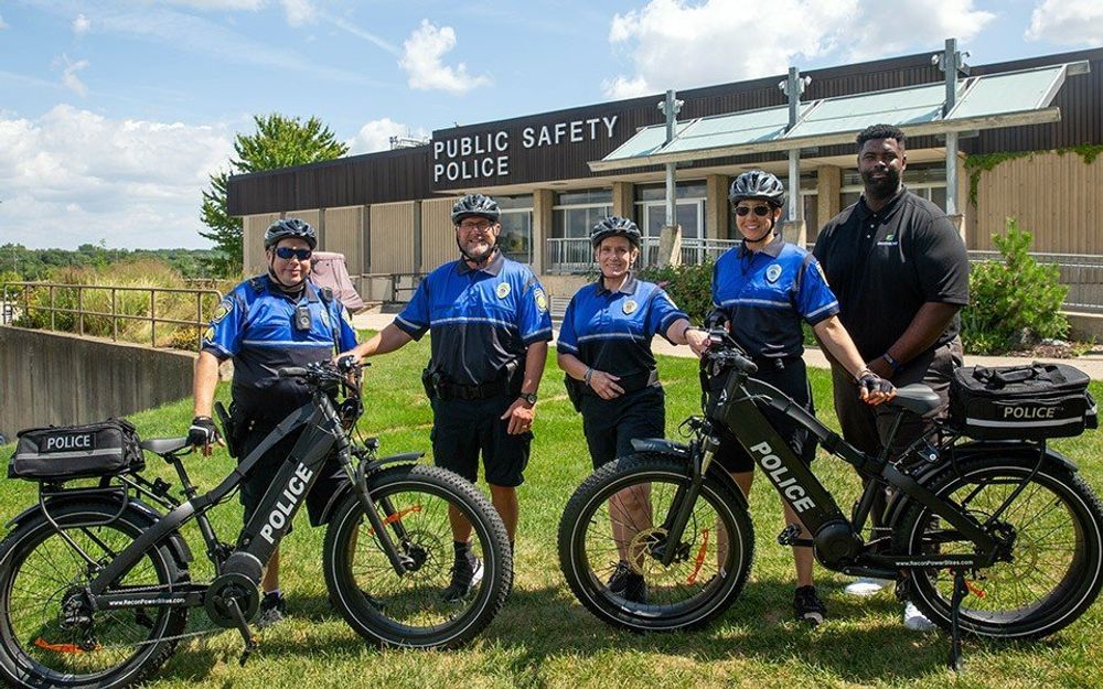 Sergeant Joe Torres, Chief Matthew Lige, Lieutenant Diana Young, Officer Andrea Elliott, and Khalid Walton from GameAbove.