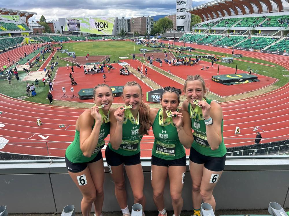 Frankfort High School Girls Track compete and win at Nike Outdoor Nationals