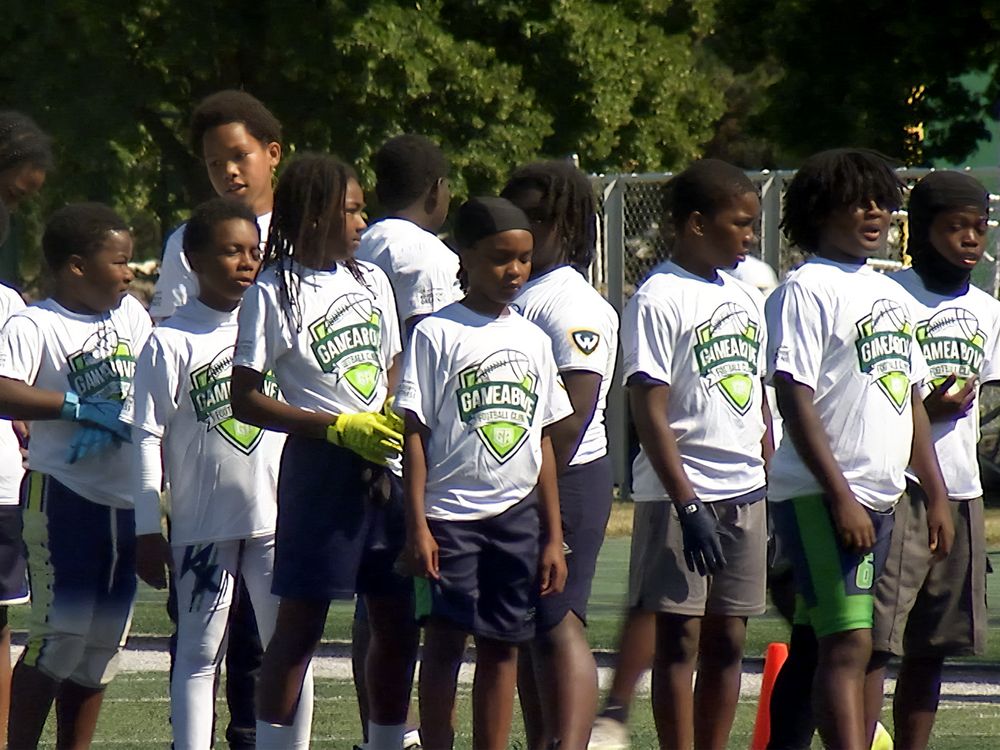 GameAbove Youth Football Clinic at Wayne State