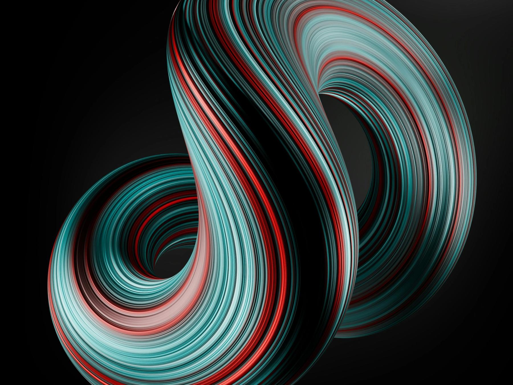 The picture shows spiral shapes and is an illustrative image