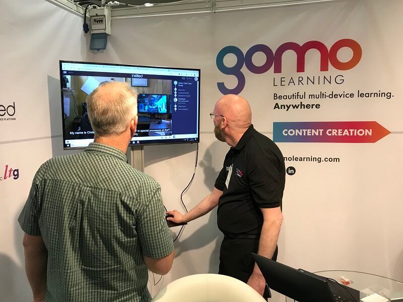 Huw Edwards demonstrates Gomo at LTSF 2019