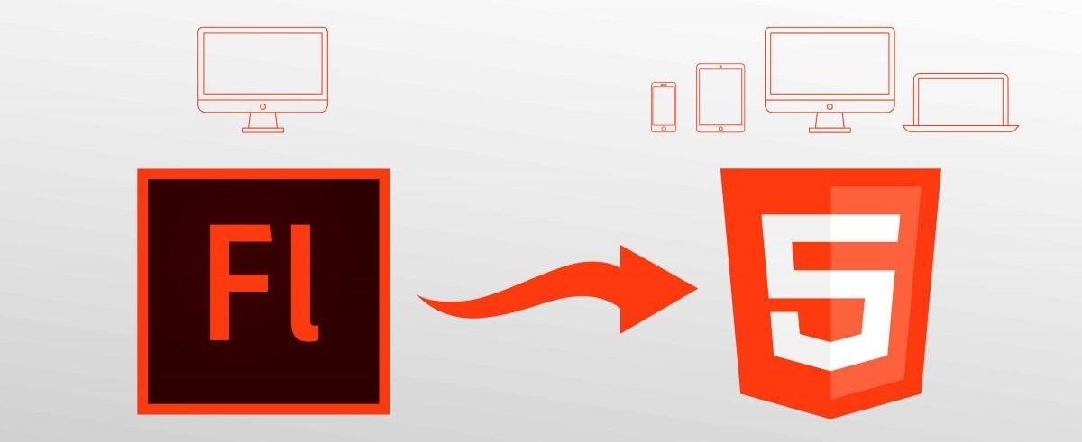 Flash to HTML5 diagram