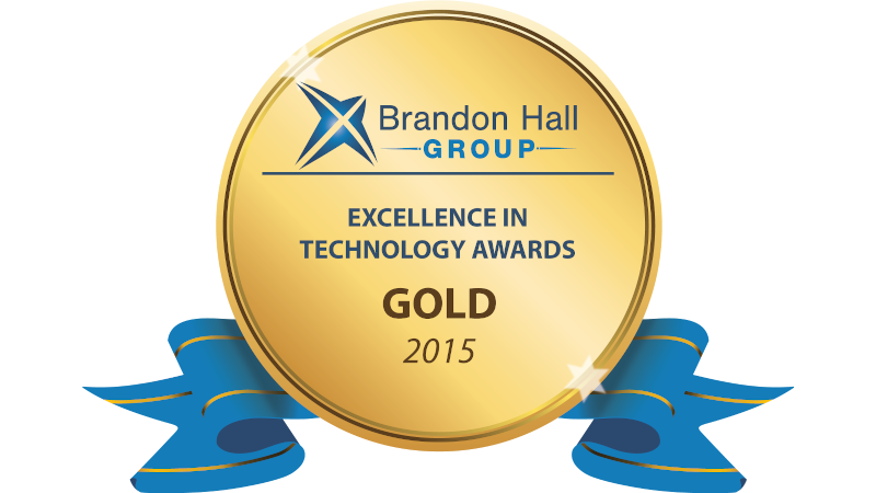 Brandon Hall 2015 Gold Award for Excellence in Technology for Gomo Learning