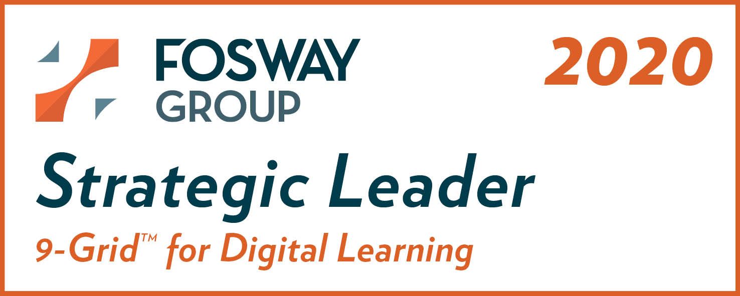 Fosway Strategic Leader 9-Grid for Digital Learning 2020 badge