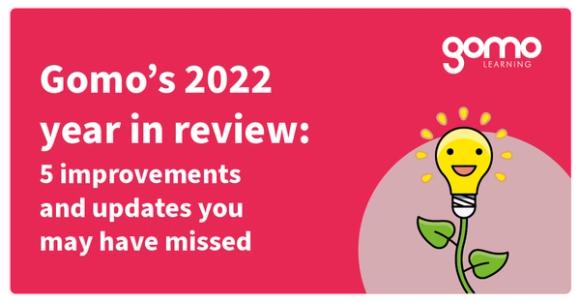 Gomo’s 2022 year in review: 5 improvements and updates you may have missed Read more
