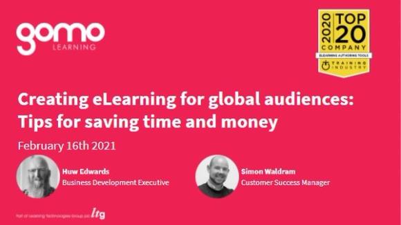 Webinar: Creating eLearning for global audiences: Tips for saving time and money Read more