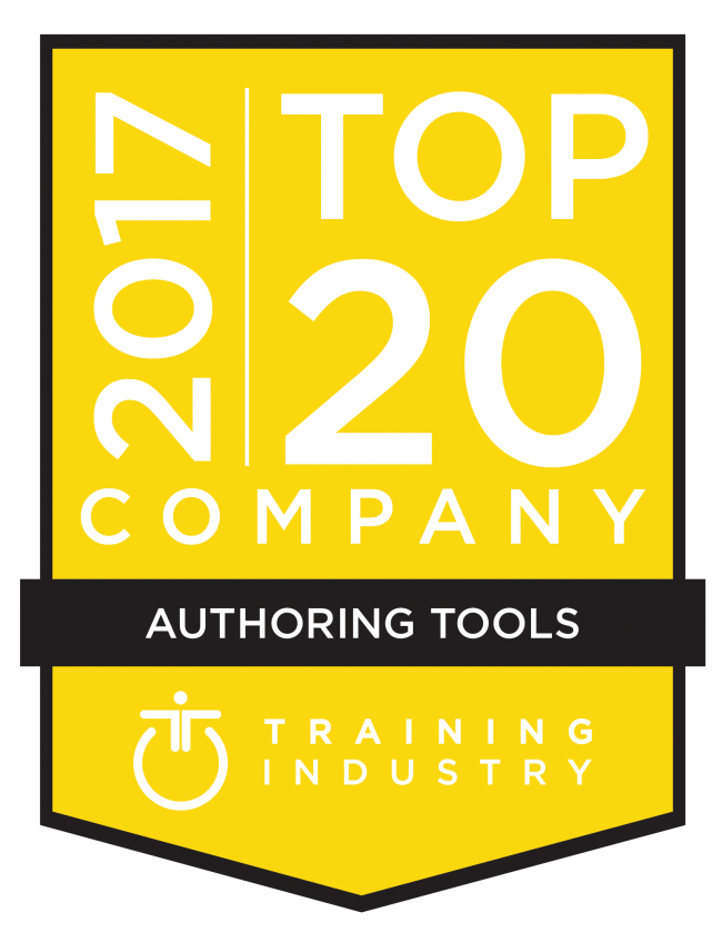 Gomo is proud to be featured on Training Industry's 2017 list of 20 top authoring tools