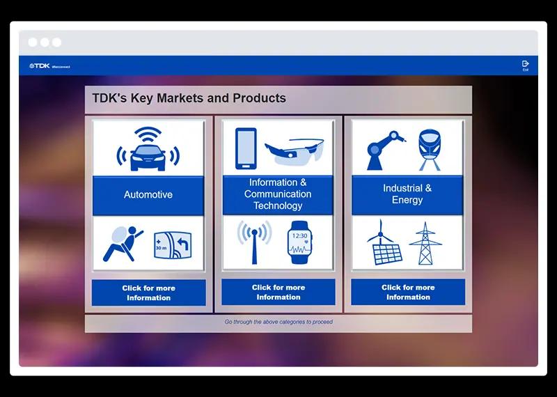 TDK learning interface