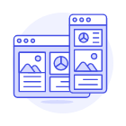 icon that represents an eLearning authoring tool 