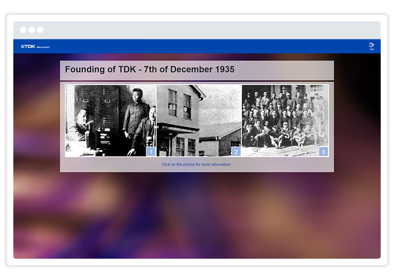 Great eLearning examples - a TDK screenshot for a Gomo eLearning course