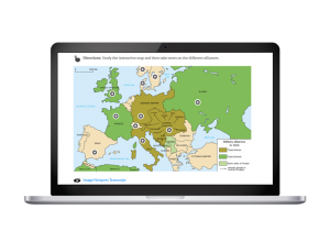 map WW1 CourseArc