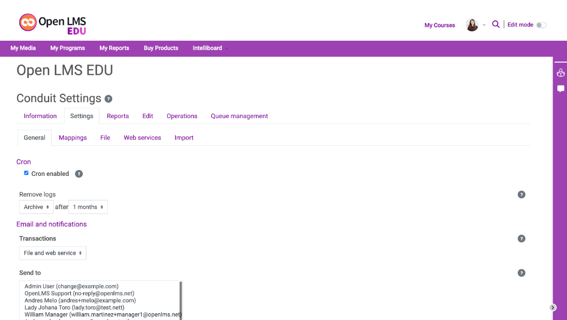 Although Conduit seamlessly manages data transfers between your LMS and system of record, you may still choose to manually move information between your platforms from time to time.