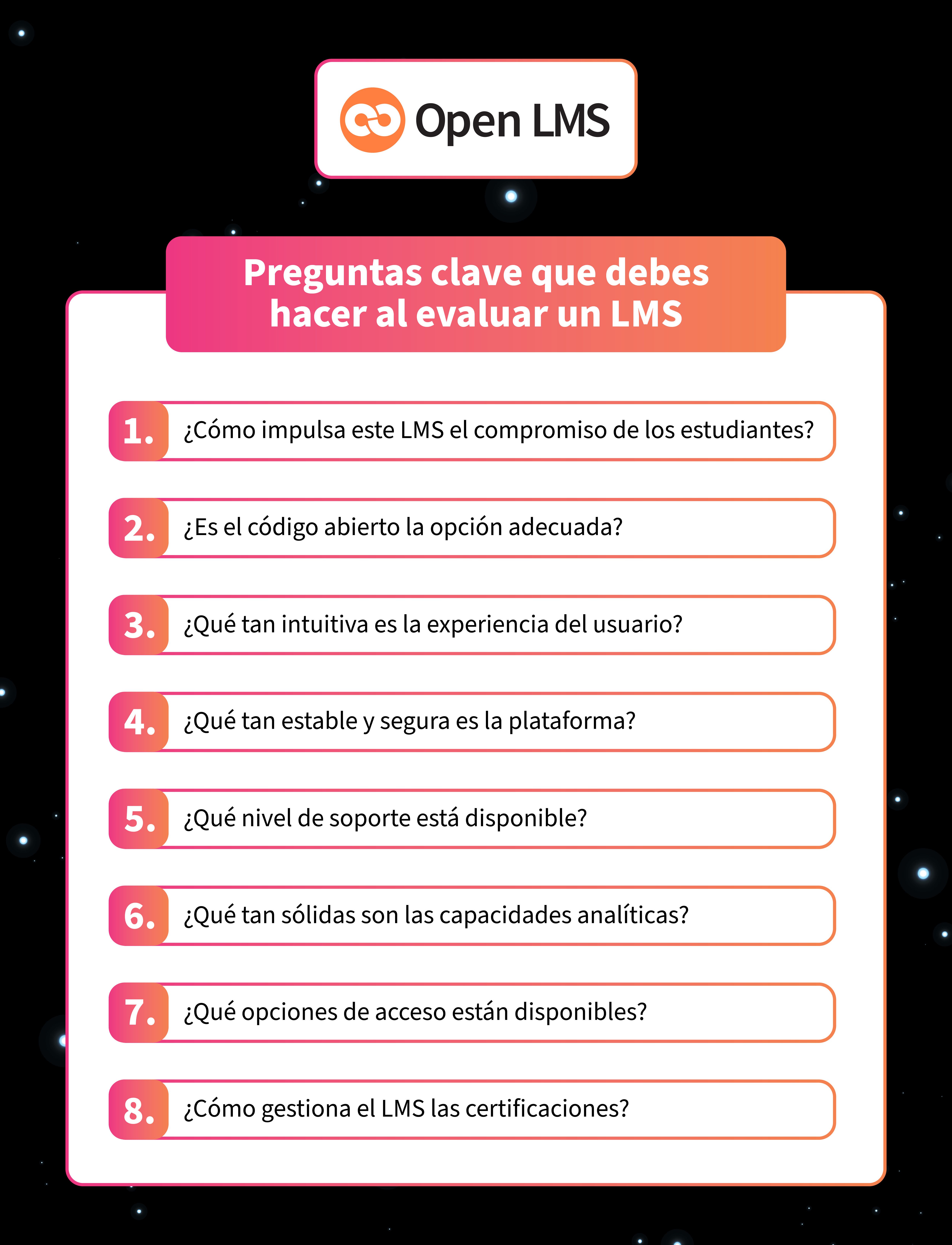 8 preguntas clave que debes hacerte antes de invertir en tu próxima plataforma LMS