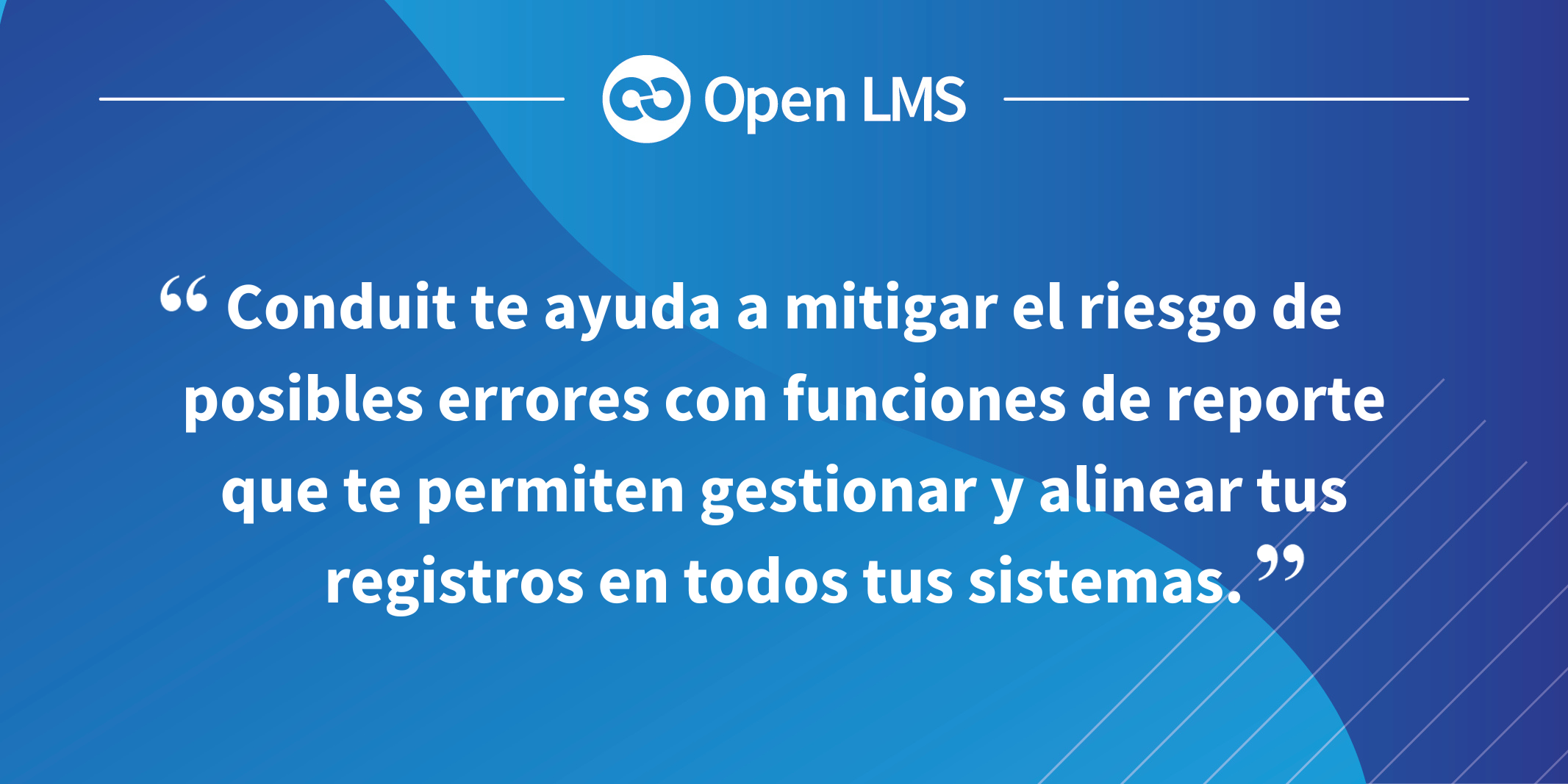 Conduit te ayuda a mitigar el riesgo de posibles errores con funciones de reporte que te permiten gestionar y alinear tus registros en todos tus sistemas.