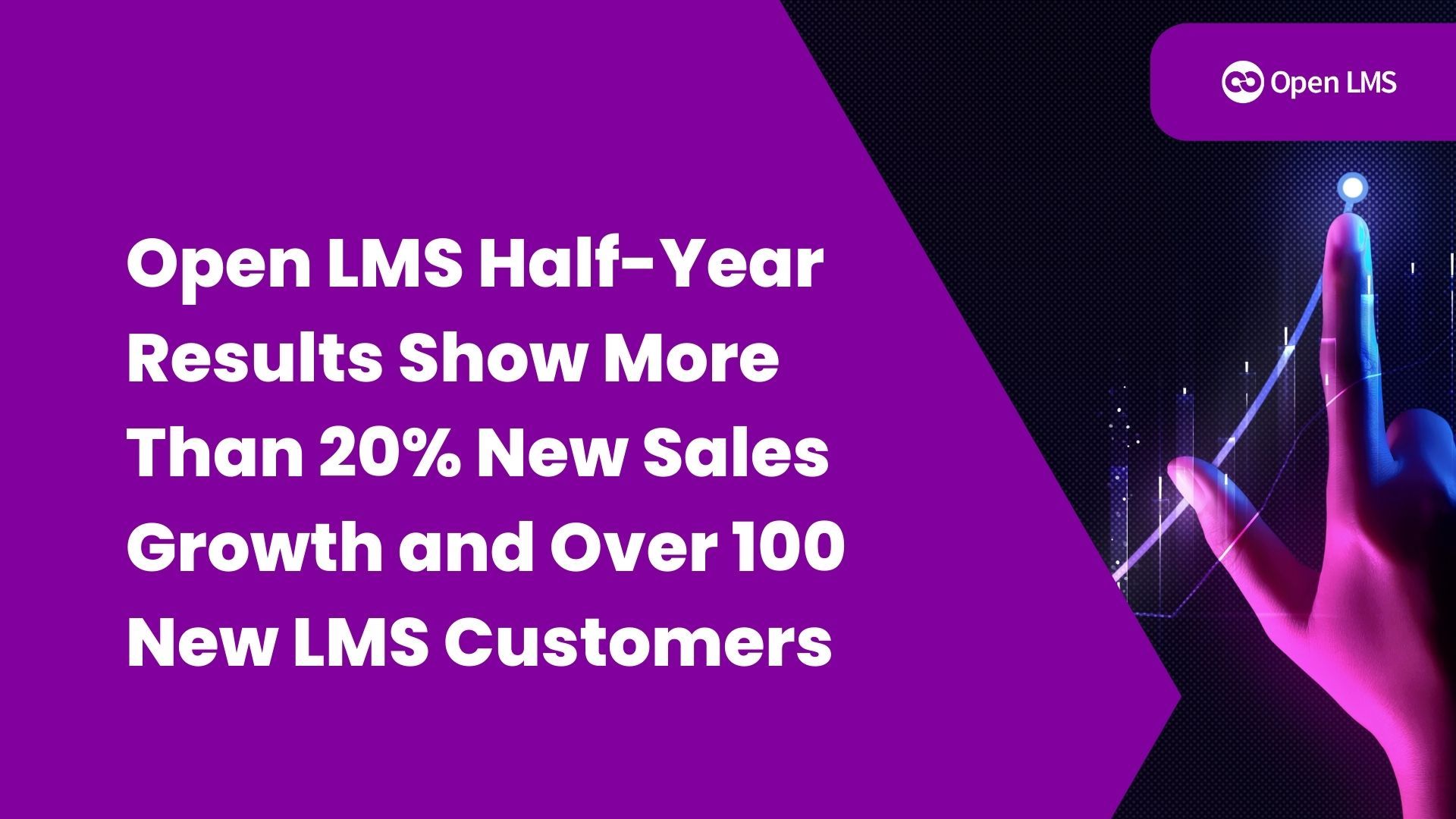 Open LMS Half-Year Results Show More Than 20% New Sales Growth and Over 100 New LMS Customers