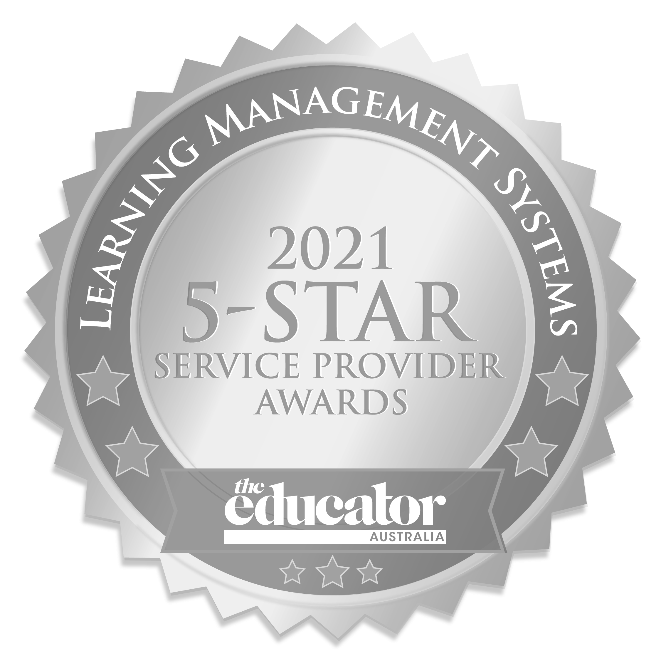 The Educator 2021 / 5-Star Service Provider Awards