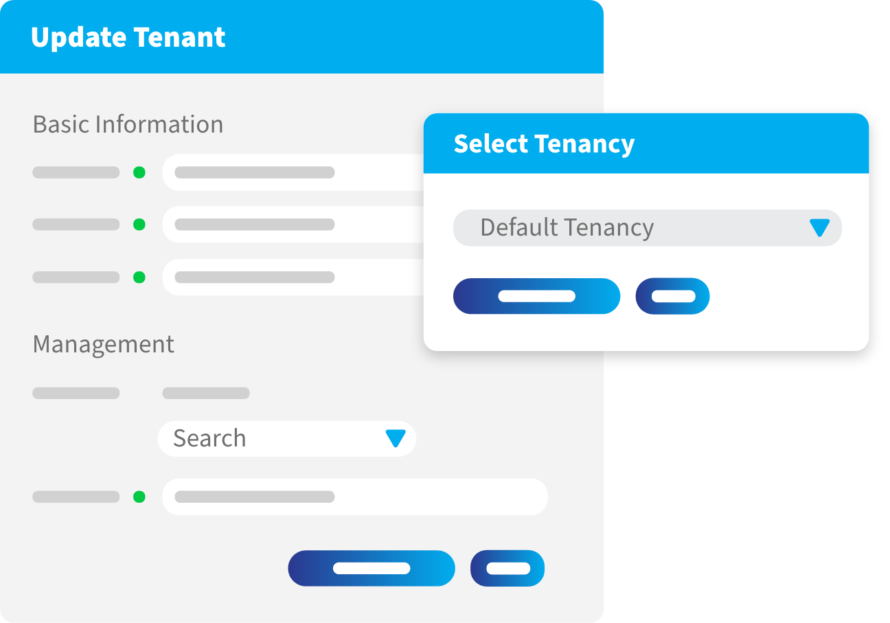 multi-tenancy ui