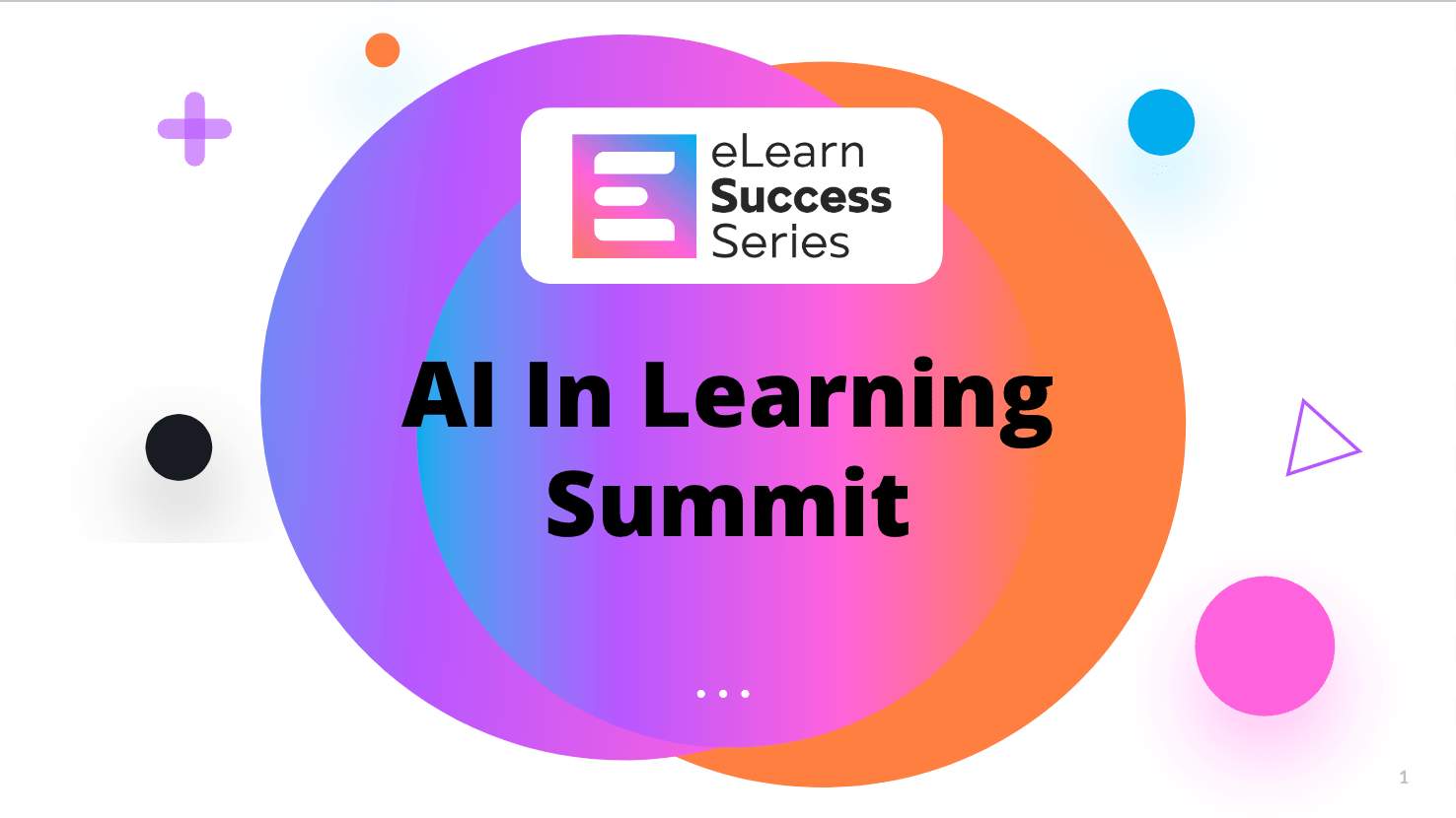 AI In Learning Summit