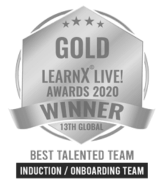 Gold LearnX Live Awards 2020 / Best Talented Team