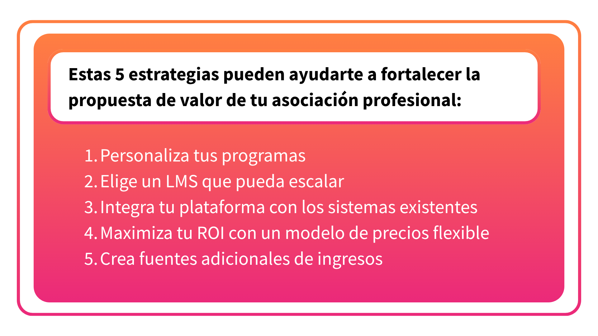 5 estrategias para fortalecer la propuesta de valor de tu asociación profesional