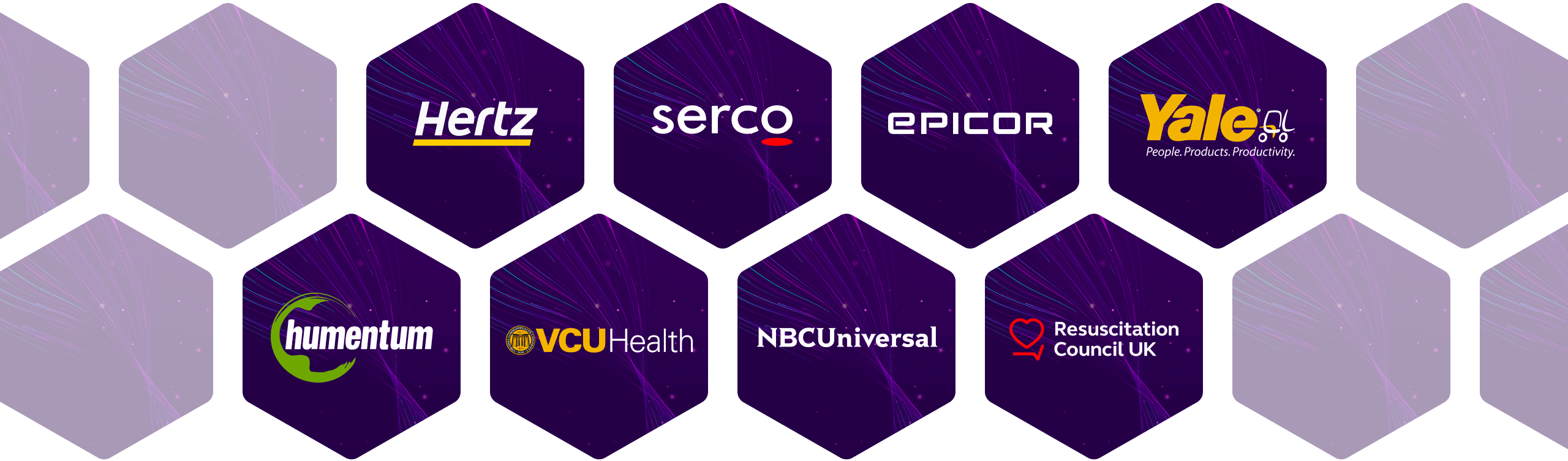 logos of PeopleFluent's customers