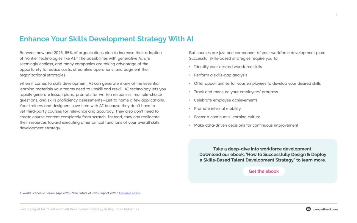 Leveraging AI for Talent and Skill Development Strategies in Regulated ...
