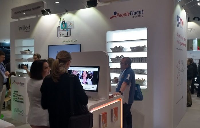The PeopleFluent and Instilled stands at LT 2020