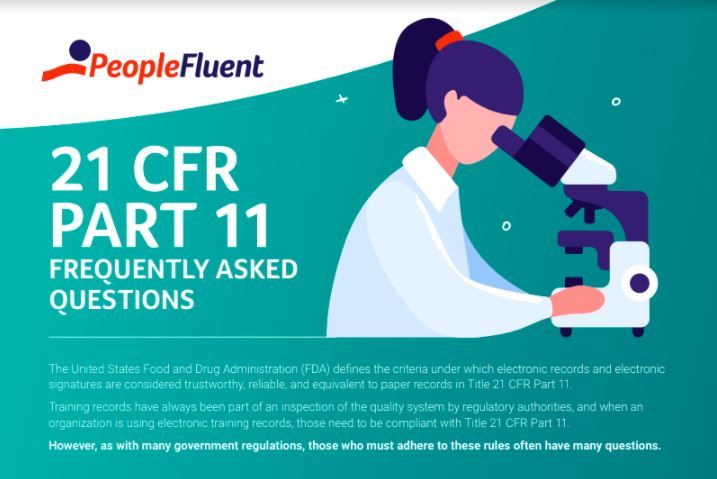 21 CFR Part 11 - Frequently Asked Questions (FAQs) | Talent Development ...