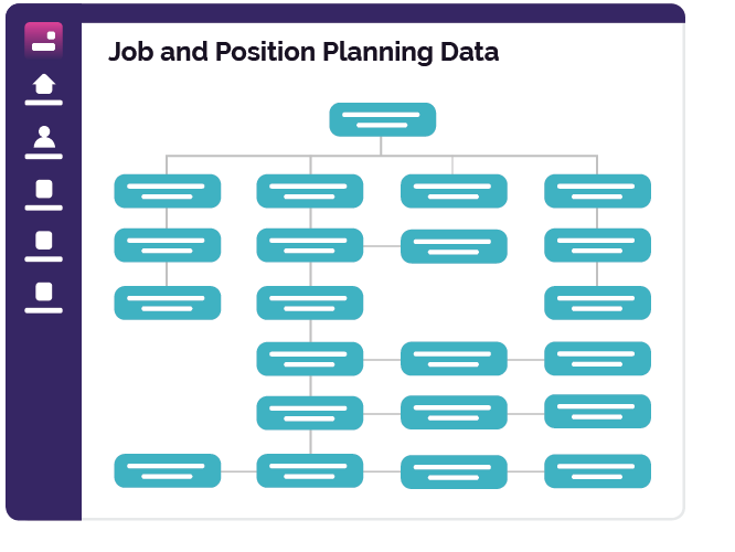 org charting planning UI graphic