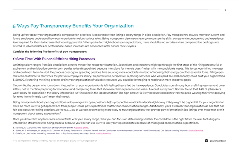 How to Implement Transparent Pay Policies and Improve Equity in Your ...
