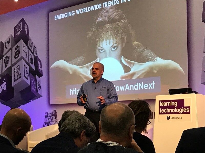 David Kelly, Executive Director at eLearning Guild, introduced some of the key trends shaping digital learning in the workplace in 2020