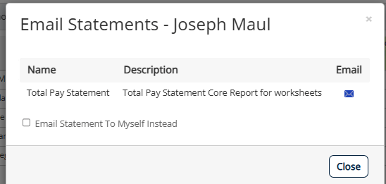 Screenshot of PeopleFluent Compensation email field