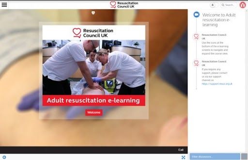 resuscitation council UK eLearning efforts