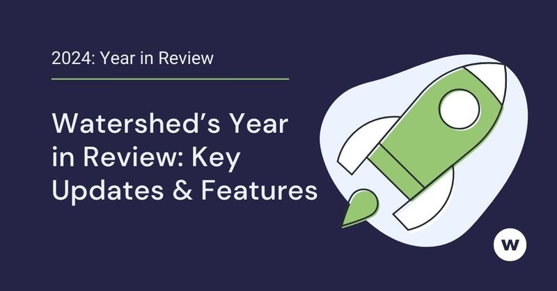 Watershed’s 2024 Year in Review: Key Updates & Features