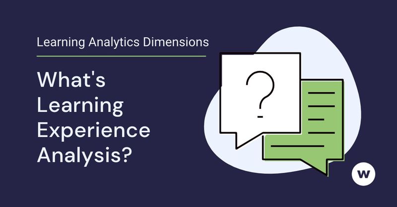 What are learning experience analytics?