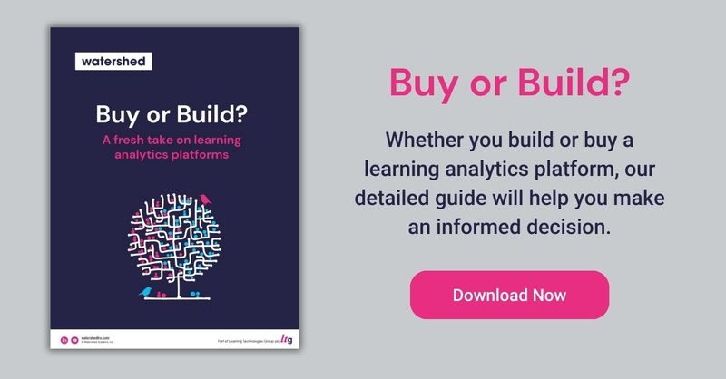 Buy or Build? A fresh take on learning analytics platforms