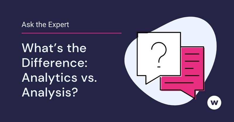 What is the difference between analysis and analytics?