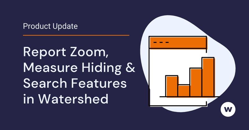 Watershed's latest upgrades include zooming in on key data in line charts, improved search results, and hiding measures from heat maps.