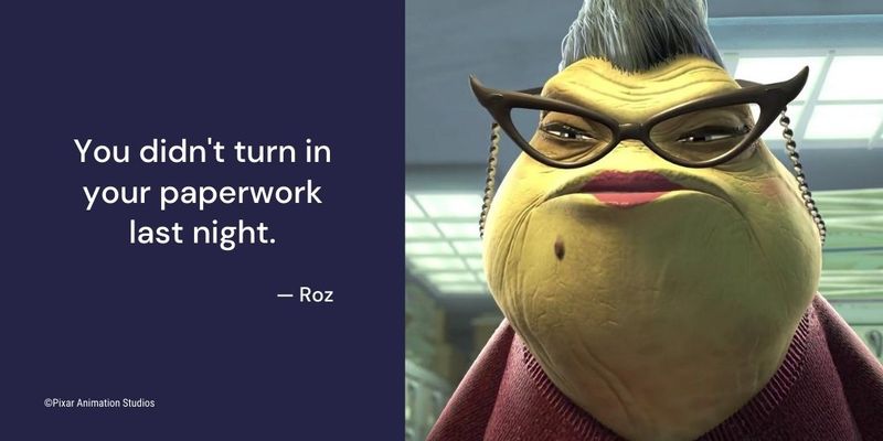 roz monsters inc quotes