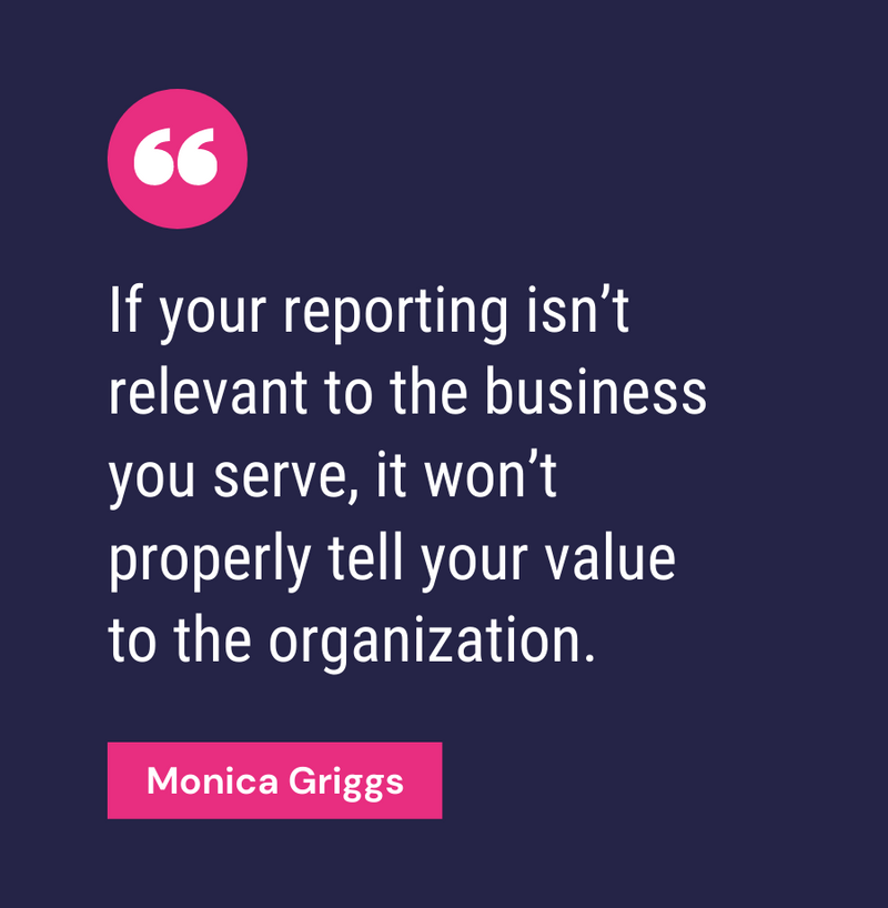 Monica Griggs Learning Analytics Quote