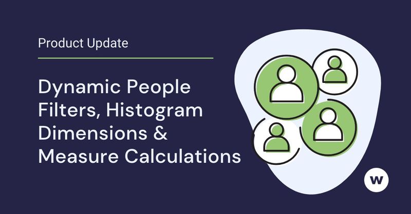 Use Watershed's Dynamic People Filters, Histogram Dimensions, Measure Calculations, and more.