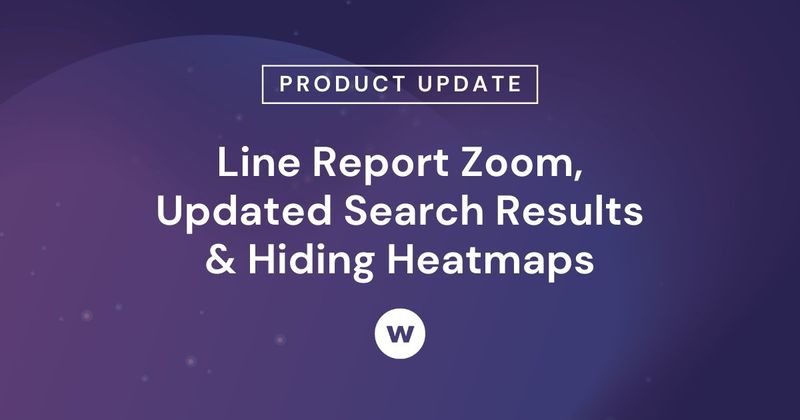 Watershed's latest upgrades include zooming in on key data in line charts, improved search results, and hiding measures from heat maps.