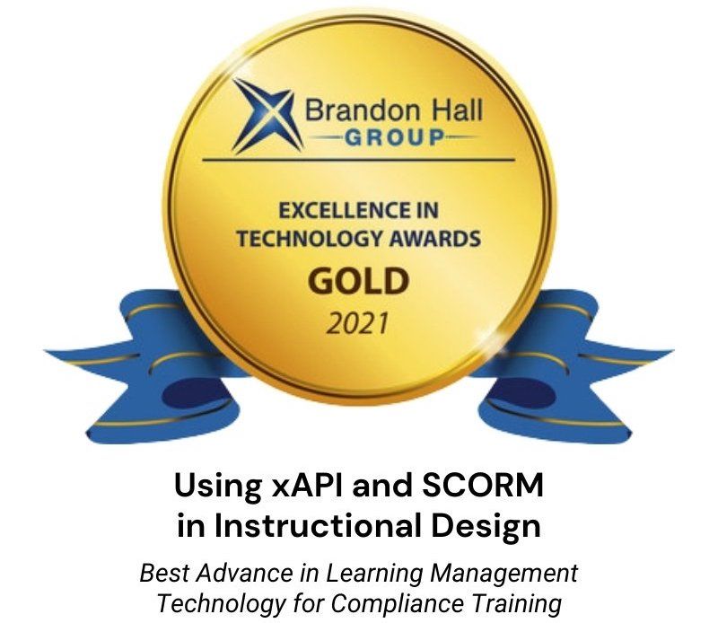 Brandon Hall Gold Award Best Advance in Learning Management Technology for Compliance Technology